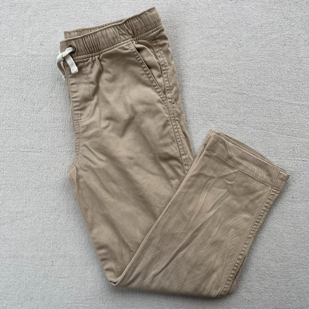 Primary Stretch Chino Drawstring Pant, Light Khaki, Size 5, GUC, Pair #2